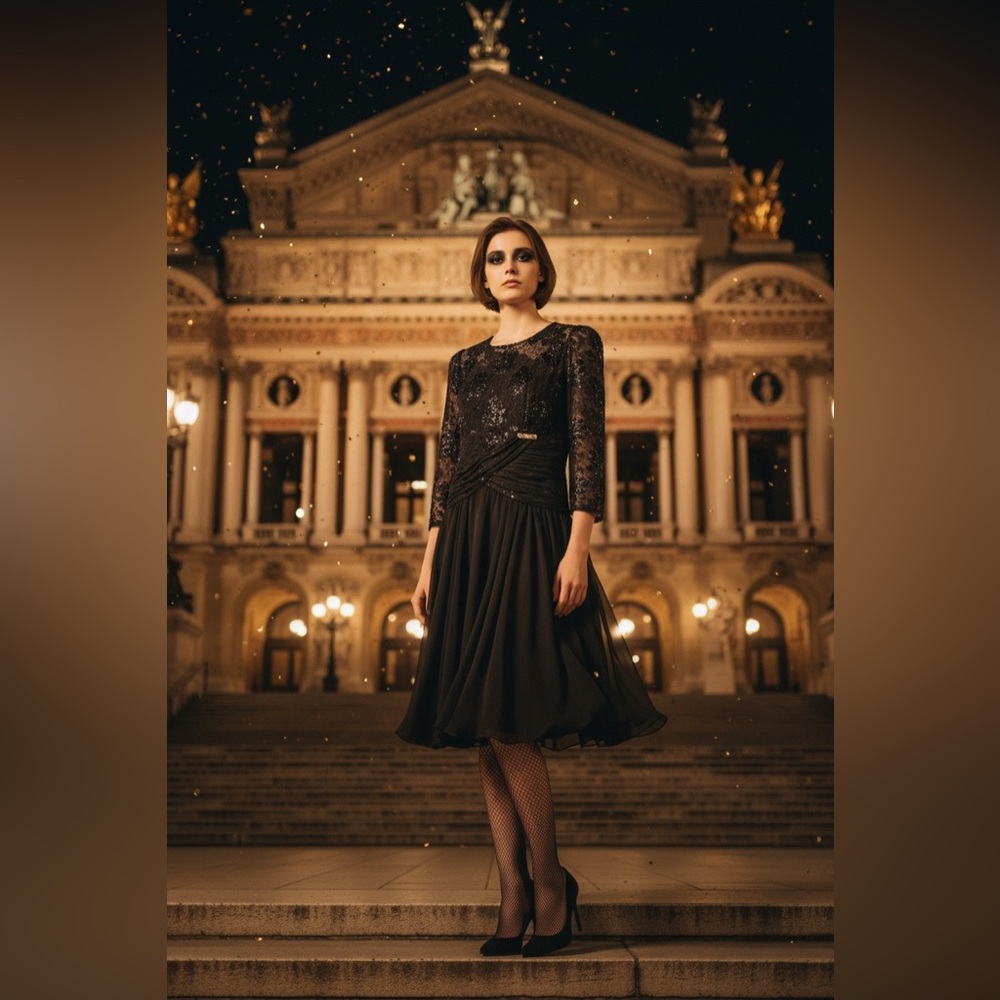Leslie Fay vintage 80s dress